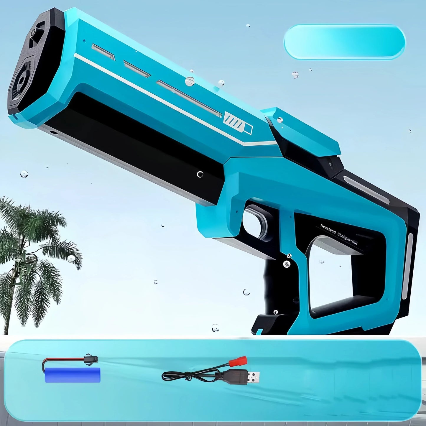 Laddningsbar Elektrisk Vattenpistol (VIDEO)