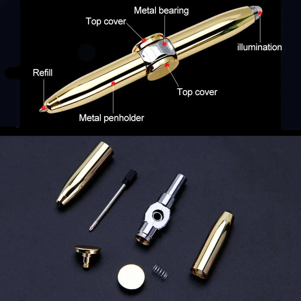Fidget Spinner Gyro Penna - LED – Multifunktion-(VIDEO)