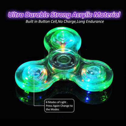 Fidget Spinner - LED Light (VIDEO)