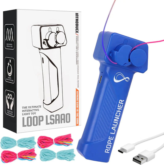 Rope Launcher PRO - Fidget NEON Loop Lasso - (VIDEO)