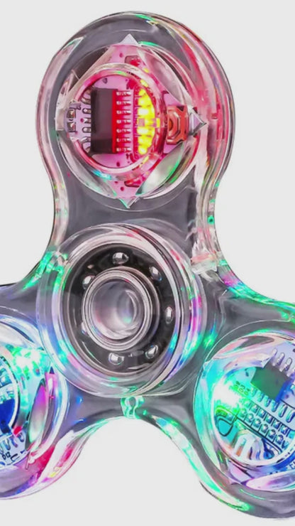 Fidget Spinner - LED Light (VIDEO)